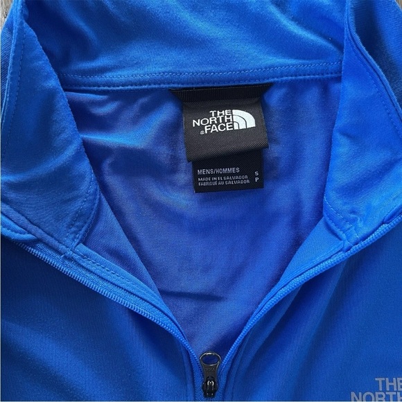 The North Face Men's Elevation 1/4 Zip Blue Sz S *I8 - Picture 2 of 4